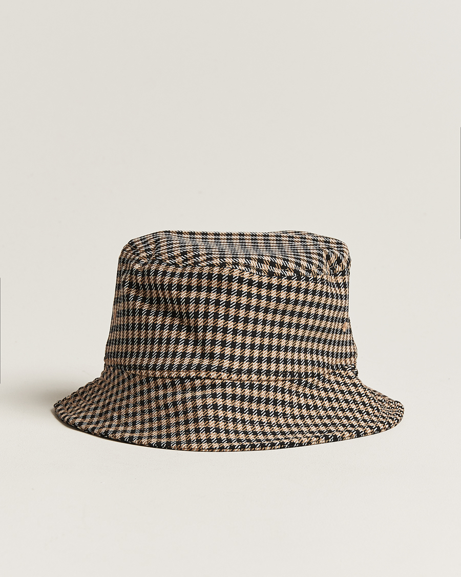 Men | BOSS BLACK Saul Checked Bucket Hat Medium Beige | BOSS BLACK | Saul Checked Bucket Hat Medium Beige