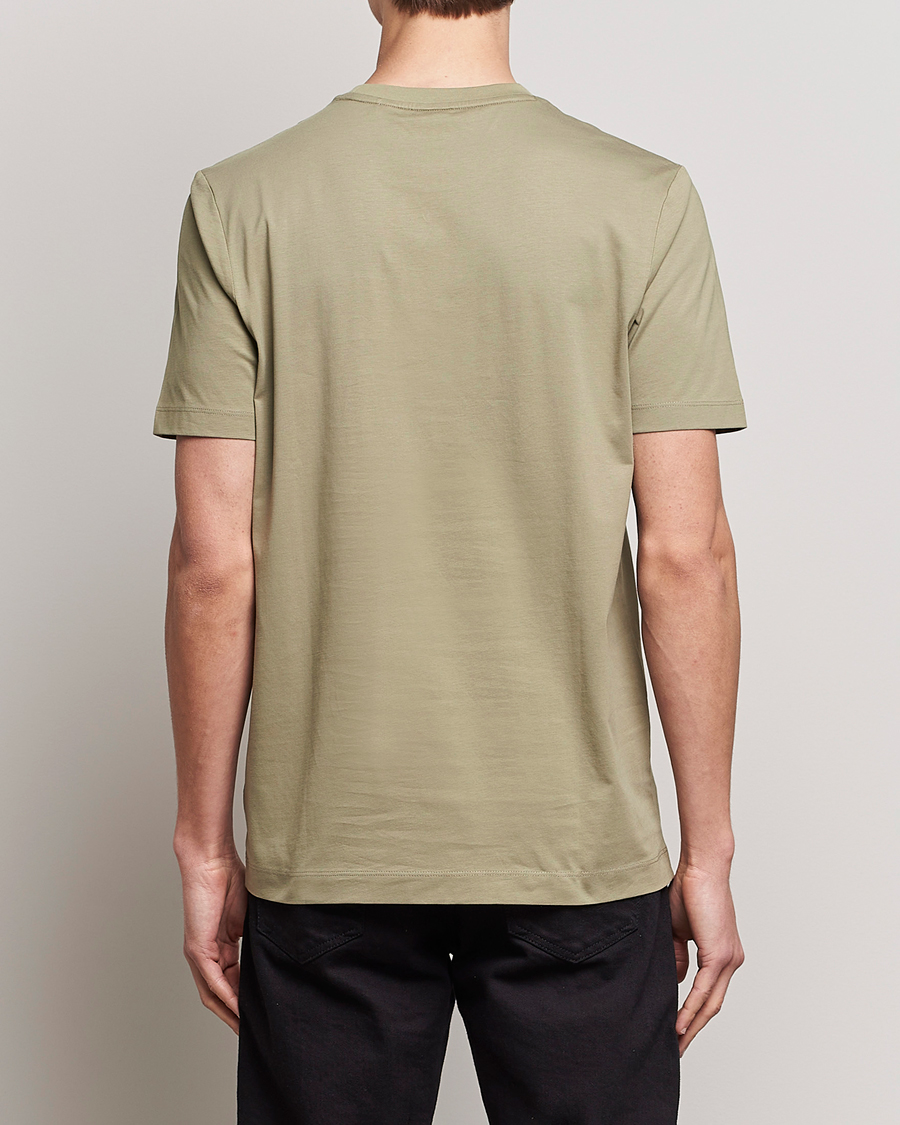 Men | T-Shirts | BOSS BLACK | Thompson Crew Neck T-Shirt Pastel Green