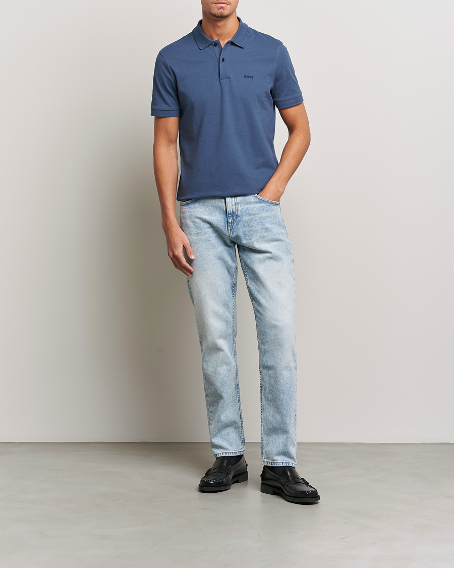 Men | Polo Shirts | BOSS BLACK | Pallas Polo Open Blue