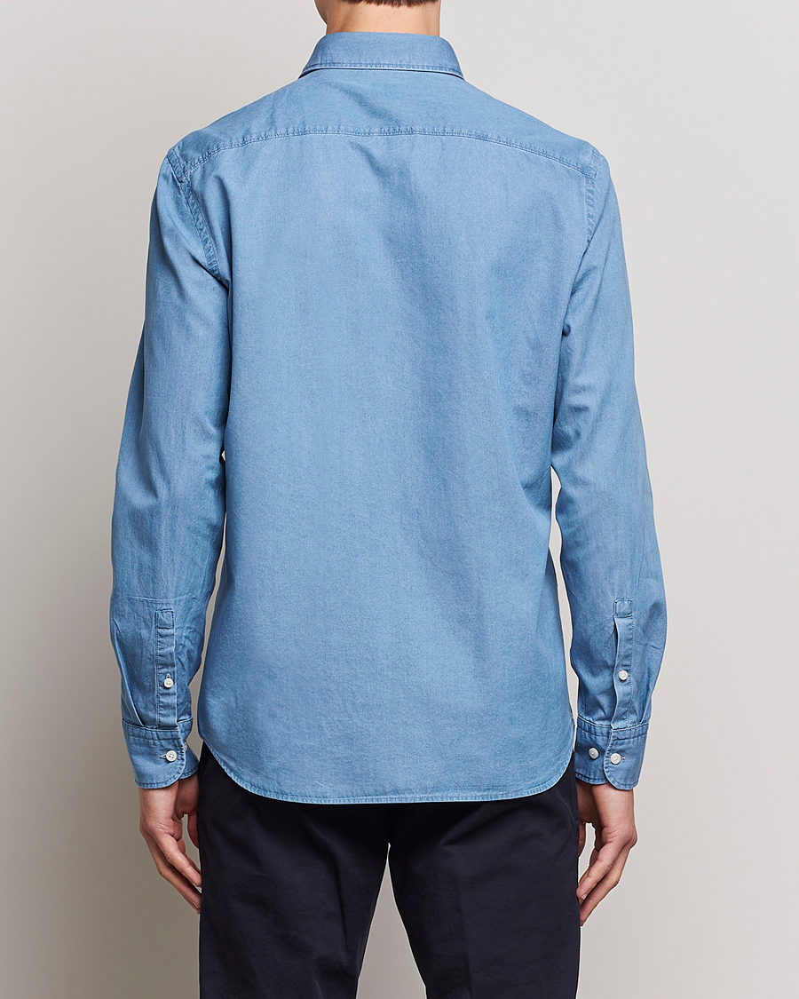 Men | Shirts | BOSS BLACK | Hal Denim Shirt Open Blue