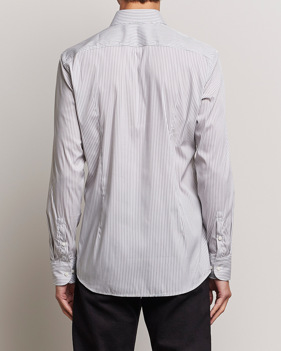 Men | Shirts | BOSS BLACK | Hank 4-Way Micro Check Stretch Shirt Open Green