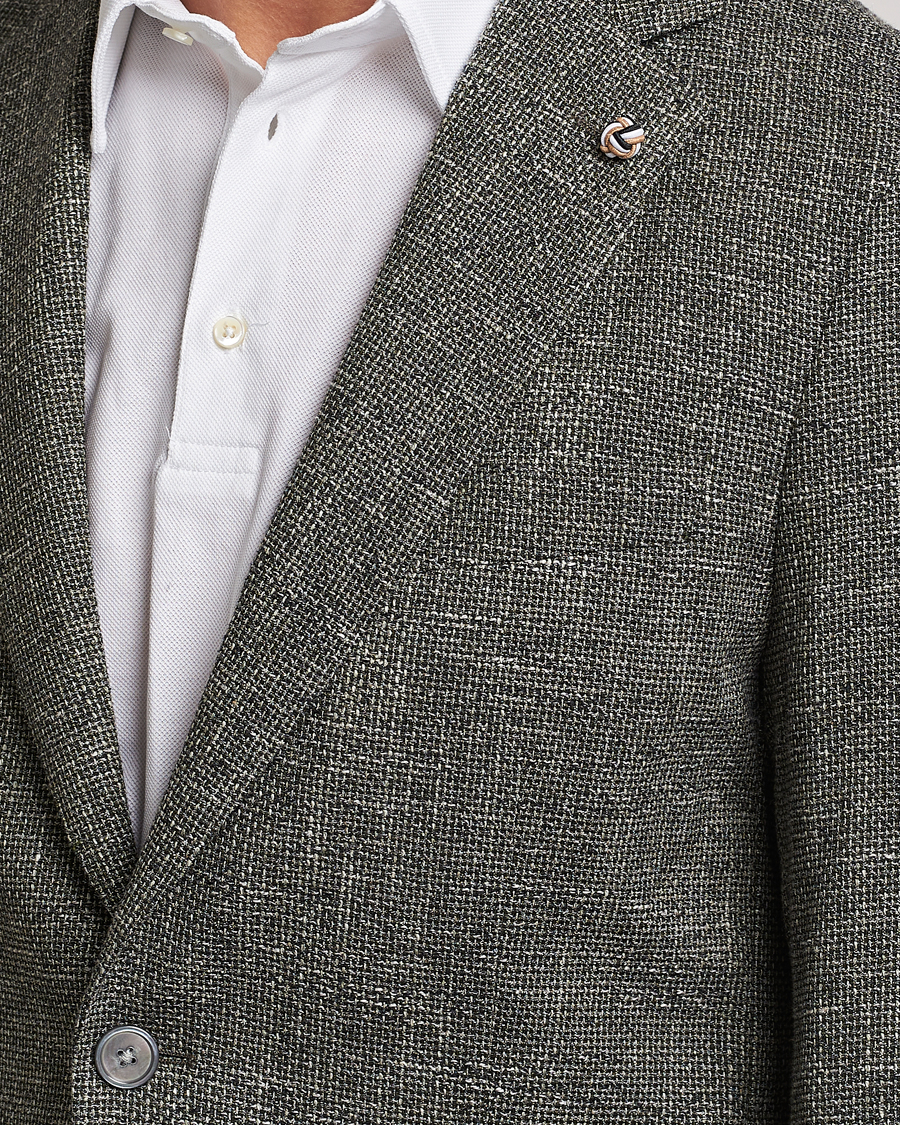 Men | Blazers | BOSS BLACK | Hanry Cotton Patch Pocket Blazer Open Green