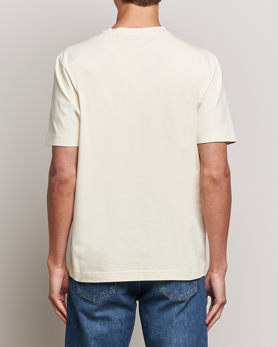 Men | T-Shirts | BOSS ORANGE | Tchup Logo Crew Neck T-Shirt Light Beige