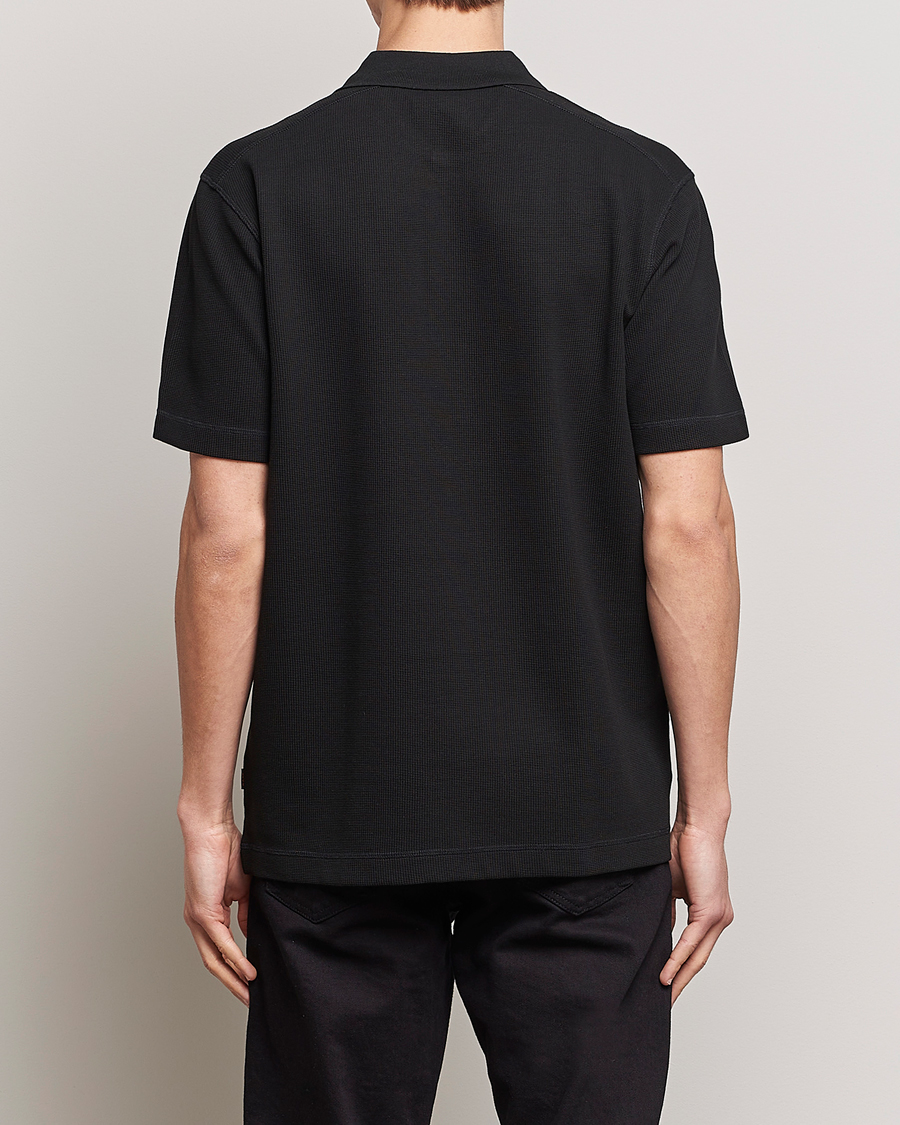 Men | Polo Shirts | BOSS ORANGE | Petempesto Knitted Polo Black