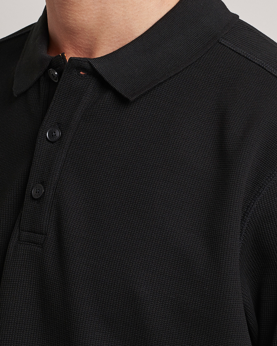 Men | Polo Shirts | BOSS ORANGE | Petempesto Knitted Polo Black