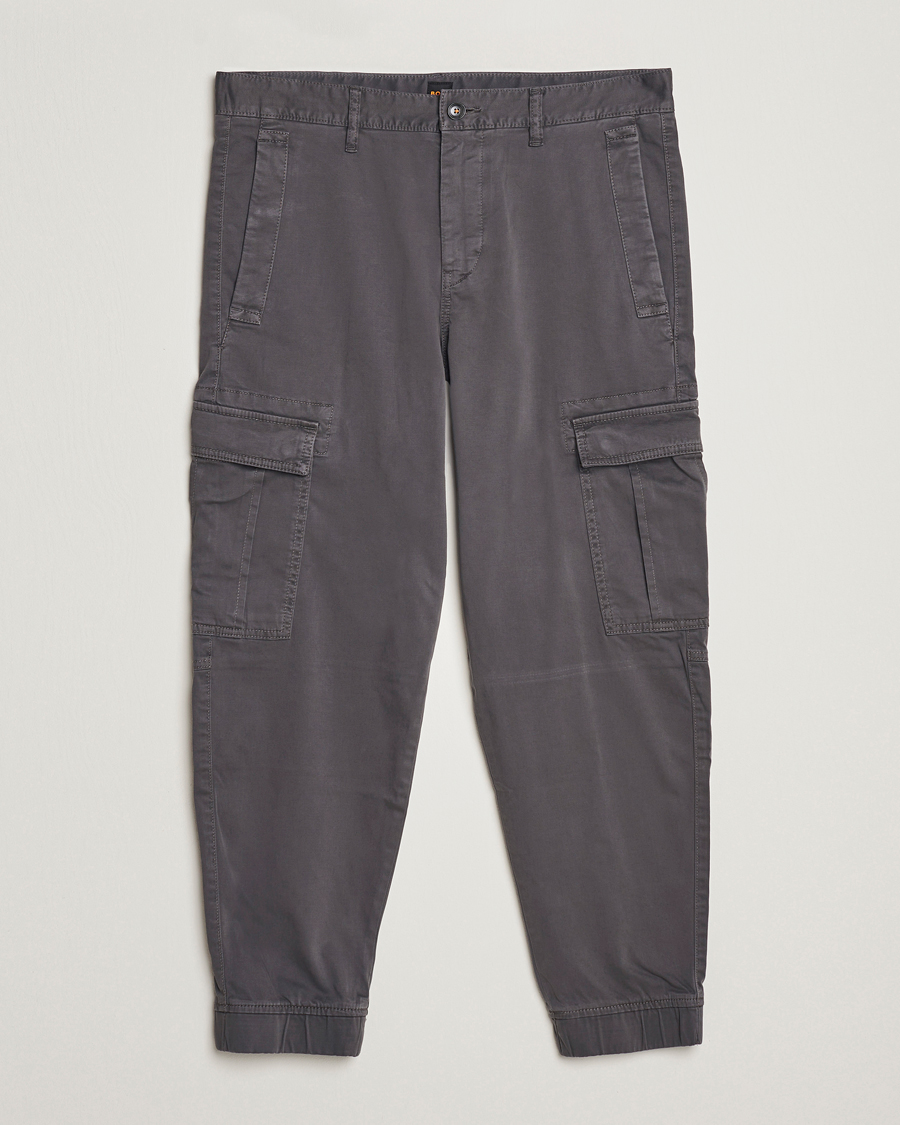 Men | Trousers | BOSS ORANGE | Sisla Cargo Pants Dark Grey