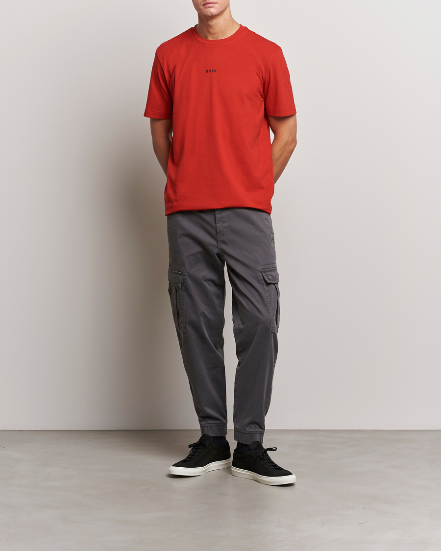 Men | Trousers | BOSS ORANGE | Sisla Cargo Pants Dark Grey
