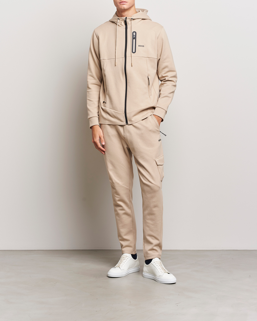 Men | Trousers | BOSS GREEN | Hariq Sweatpants Medium Beige