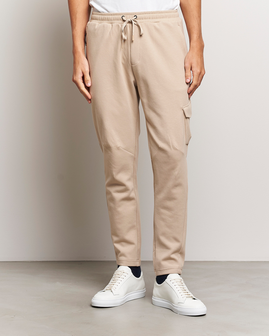 Men | Trousers | BOSS GREEN | Hariq Sweatpants Medium Beige