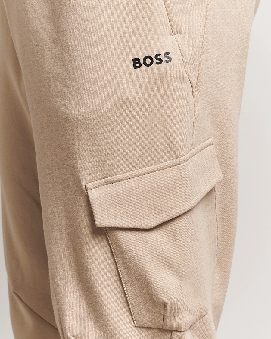 Men | Trousers | BOSS GREEN | Hariq Sweatpants Medium Beige
