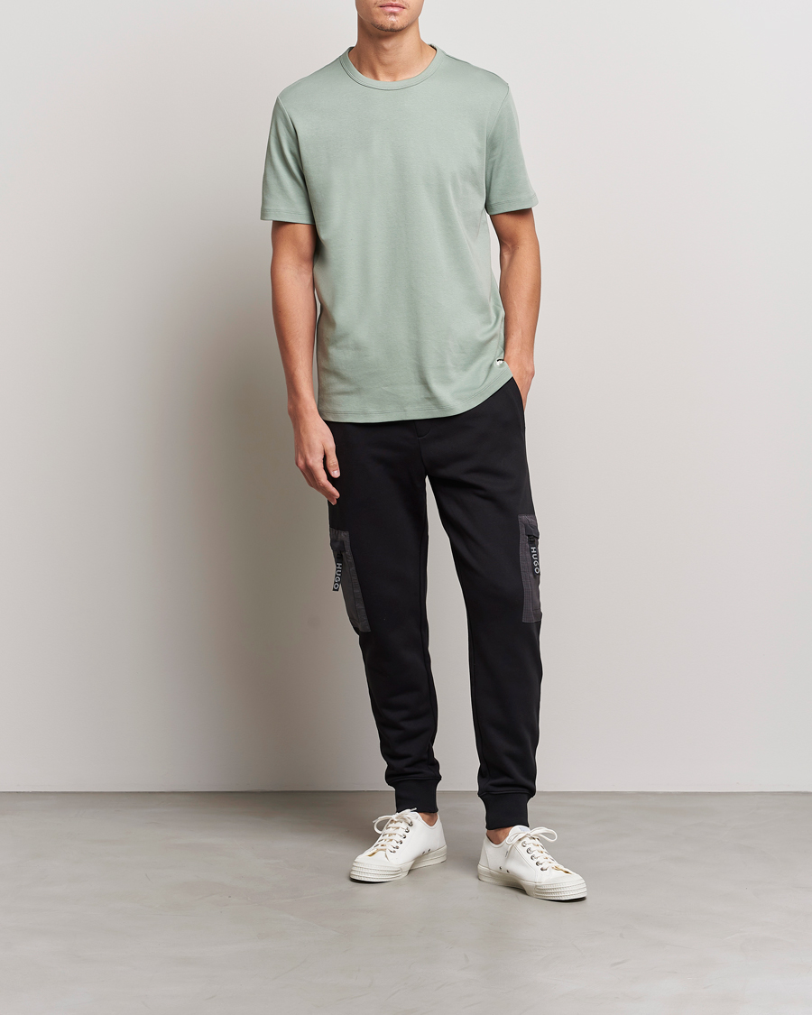 Men | T-Shirts | HUGO | Dozy Crew Neck T-Shirt Pastel Green