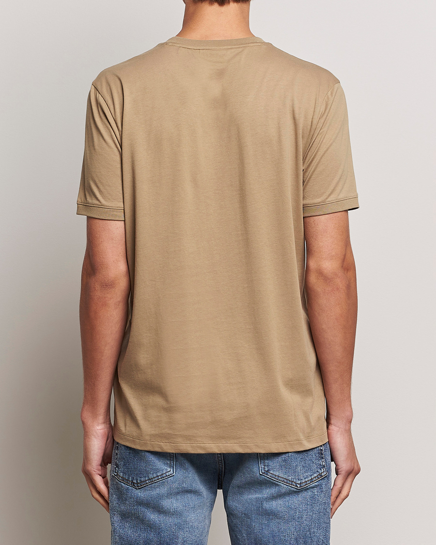 Men | T-Shirts | HUGO | Diragolino Crew Neck T-Shirt Open Brown