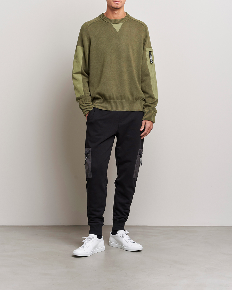 Men | Sweaters & Knitwear | HUGO | Sutil Knitted Sweater Khaki