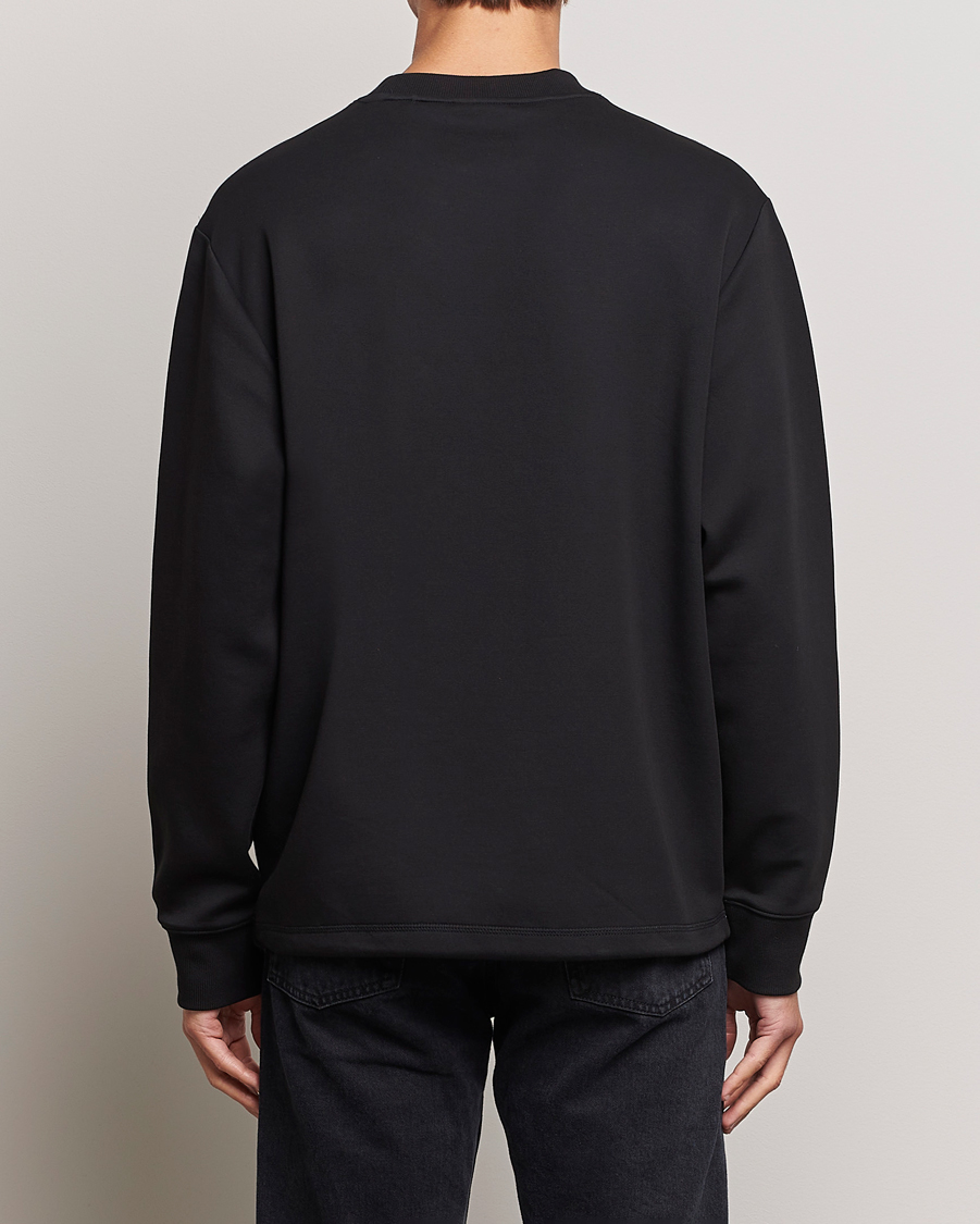 Men | Sweaters & Knitwear | HUGO | Dhaluli Pocket Crew Neck Sweatshirt Black