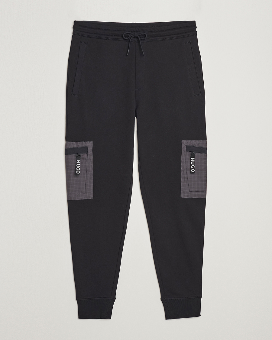 Men | Trousers | HUGO | Duerica Sweatpants Black
