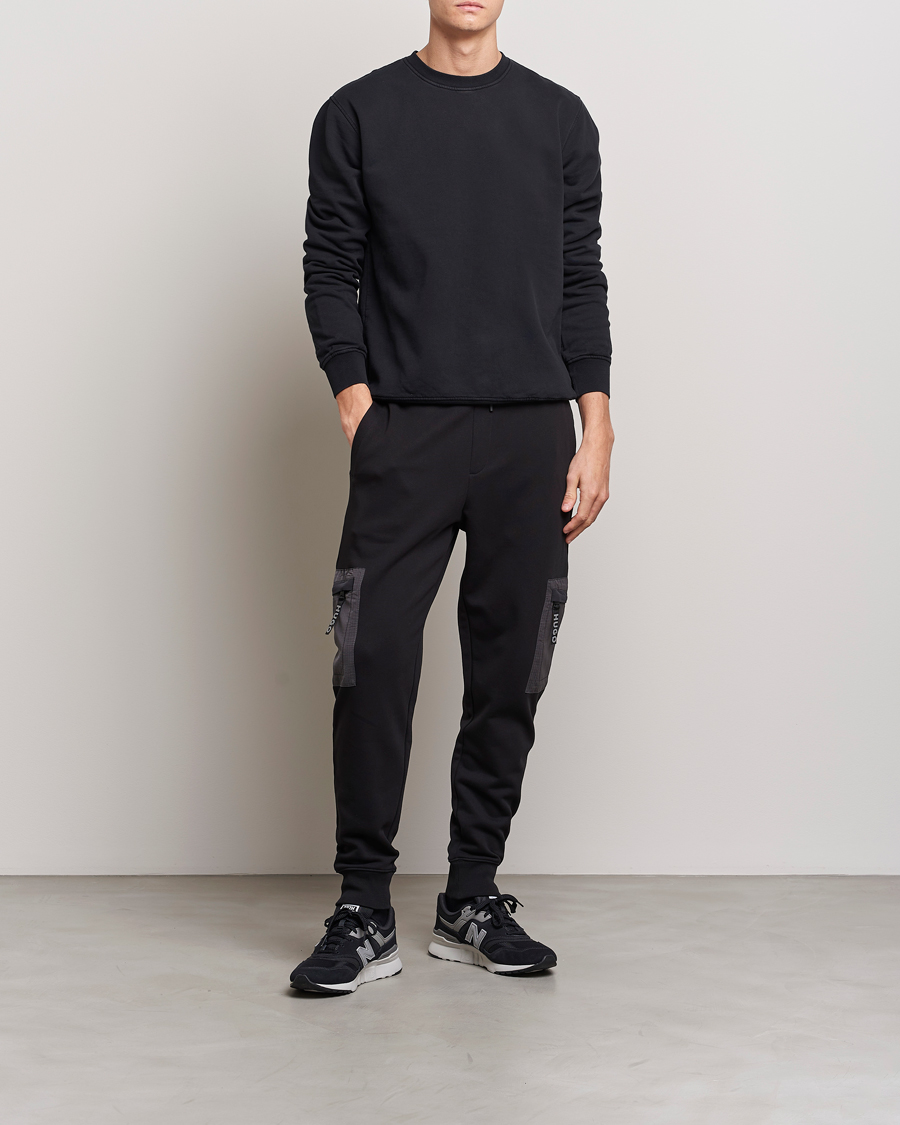 Men | Trousers | HUGO | Duerica Sweatpants Black