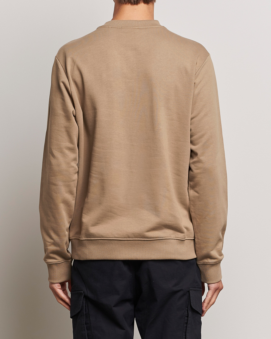 Men | Sweaters & Knitwear | HUGO | Diragol Crew Neck Sweatshirt Open Brown