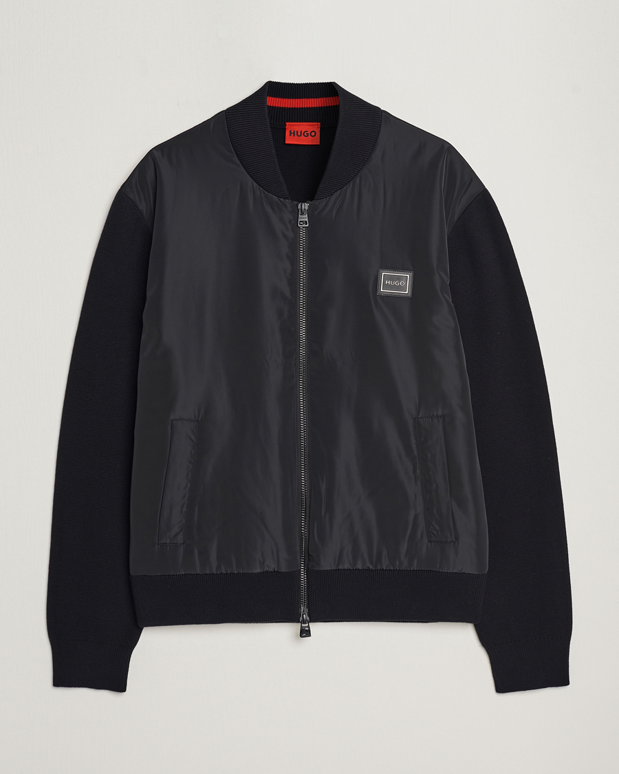 Men | Casual Jackets | HUGO | Sombo Hybrid Jacket Black