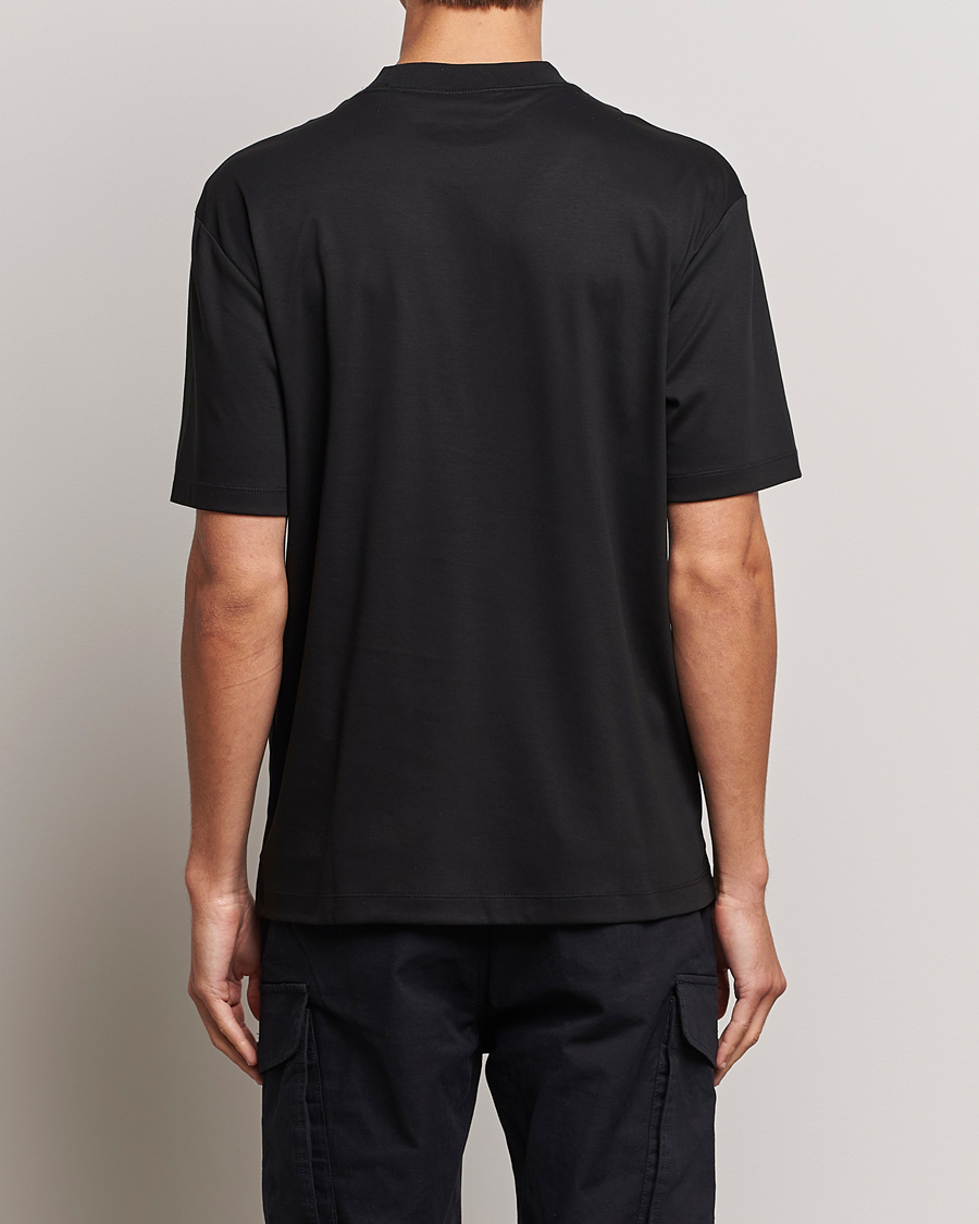 Men | T-Shirts | HUGO | Dyans Crew Neck Pocket T-Shirt Black