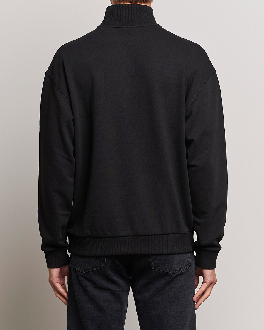 Men | Sweaters & Knitwear | HUGO | Dutzagata Logo Half Zip Sweater Black