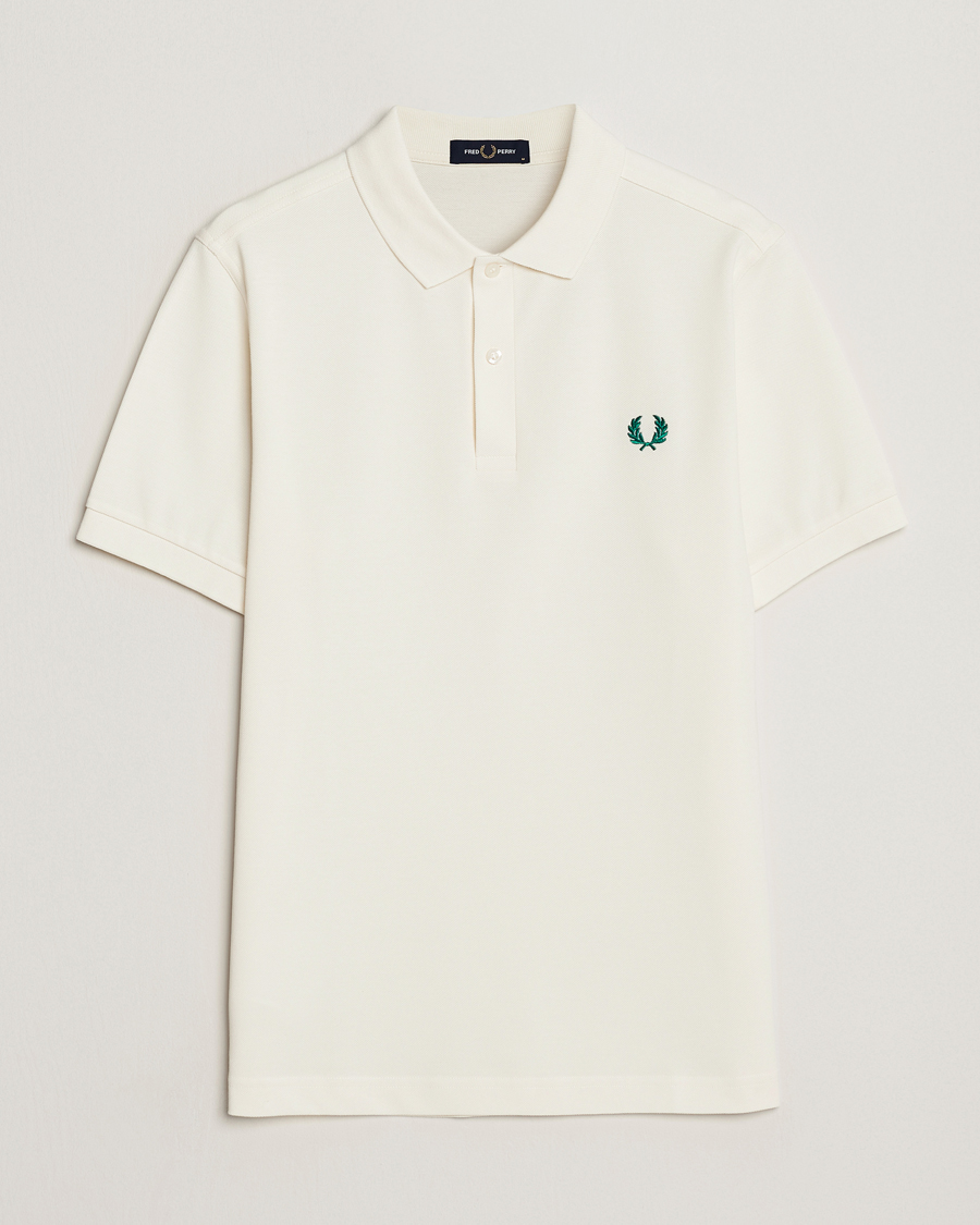 Men | Polo Shirts | Fred Perry | Plain Polo Shirt Light Ecru
