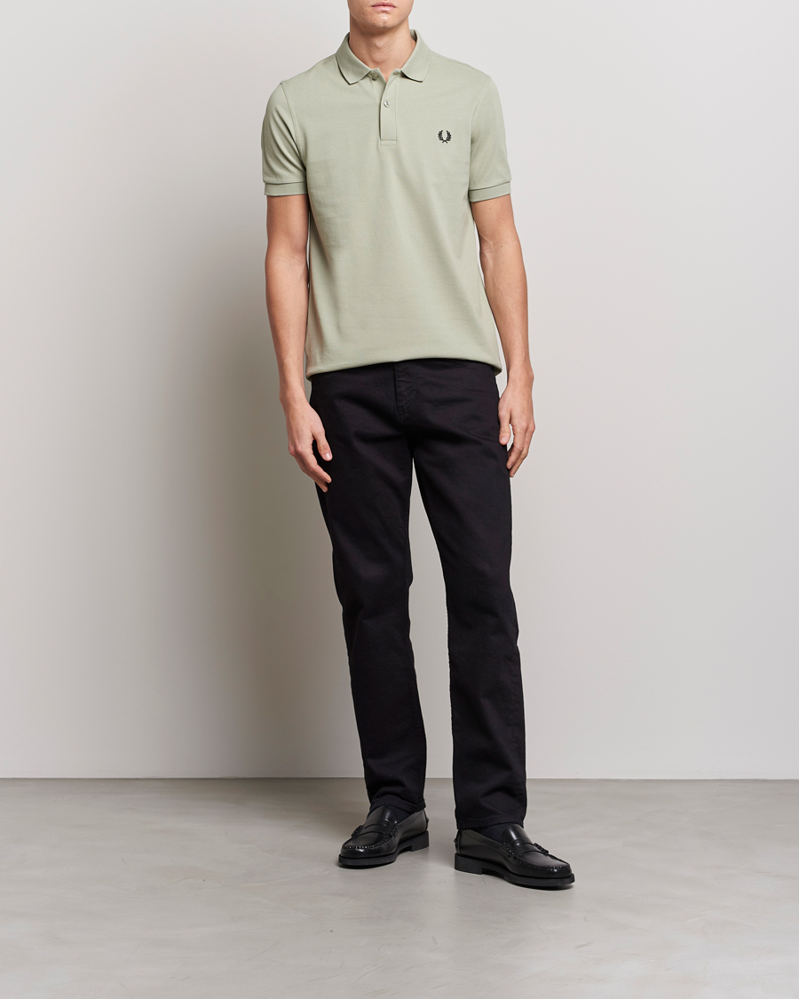Men | Polo Shirts | Fred Perry | Plain Polo Shirt Seagrass