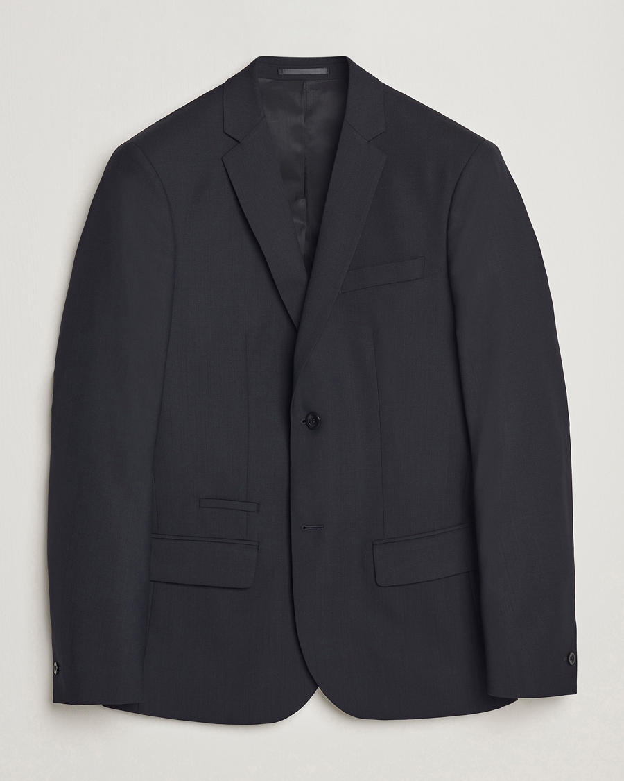 Men | Filippa K | Filippa K | Rick Cool Wool Suit Jacket Dark Navy