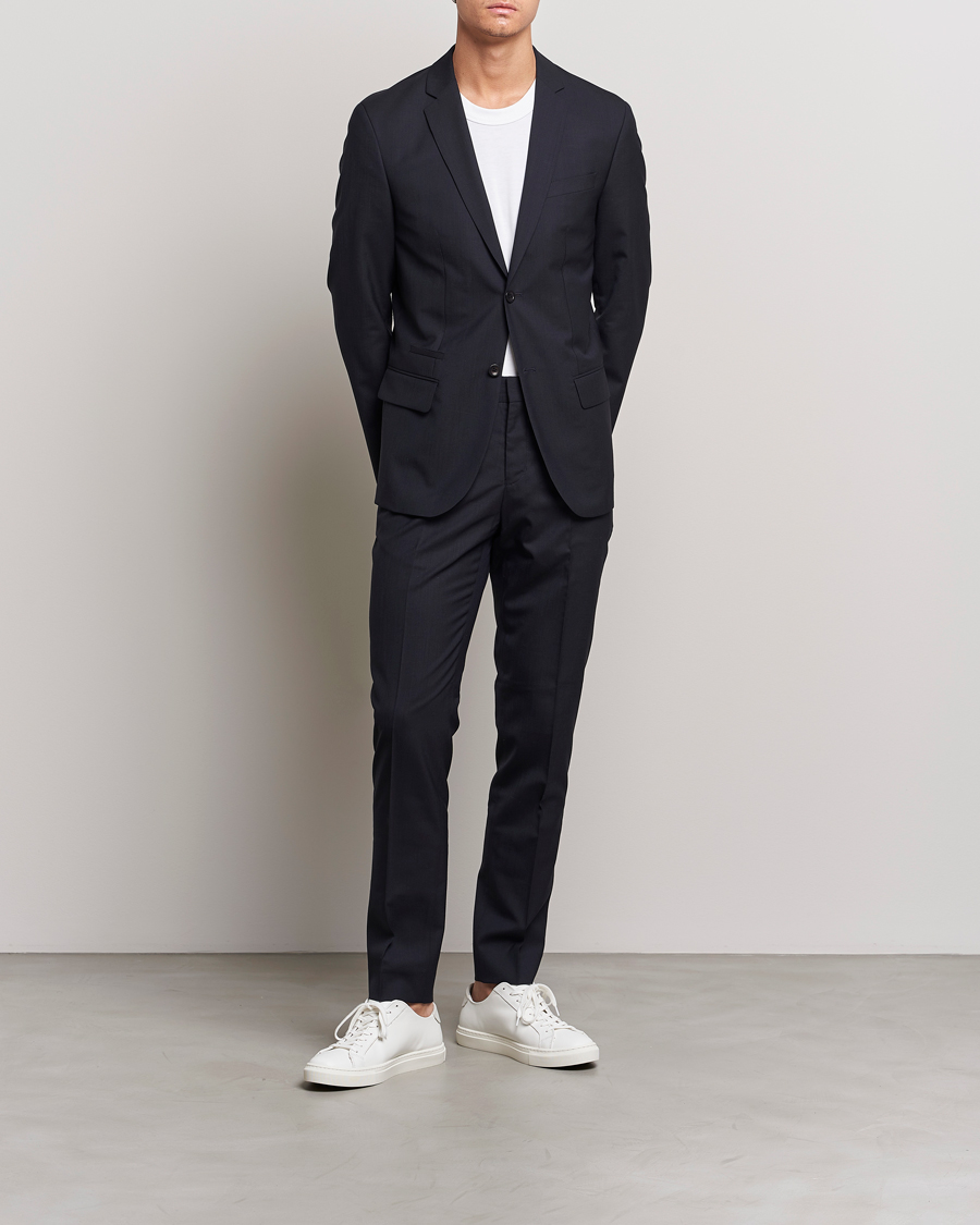 Men | Blazers | Filippa K | Rick Cool Wool Suit Jacket Dark Navy