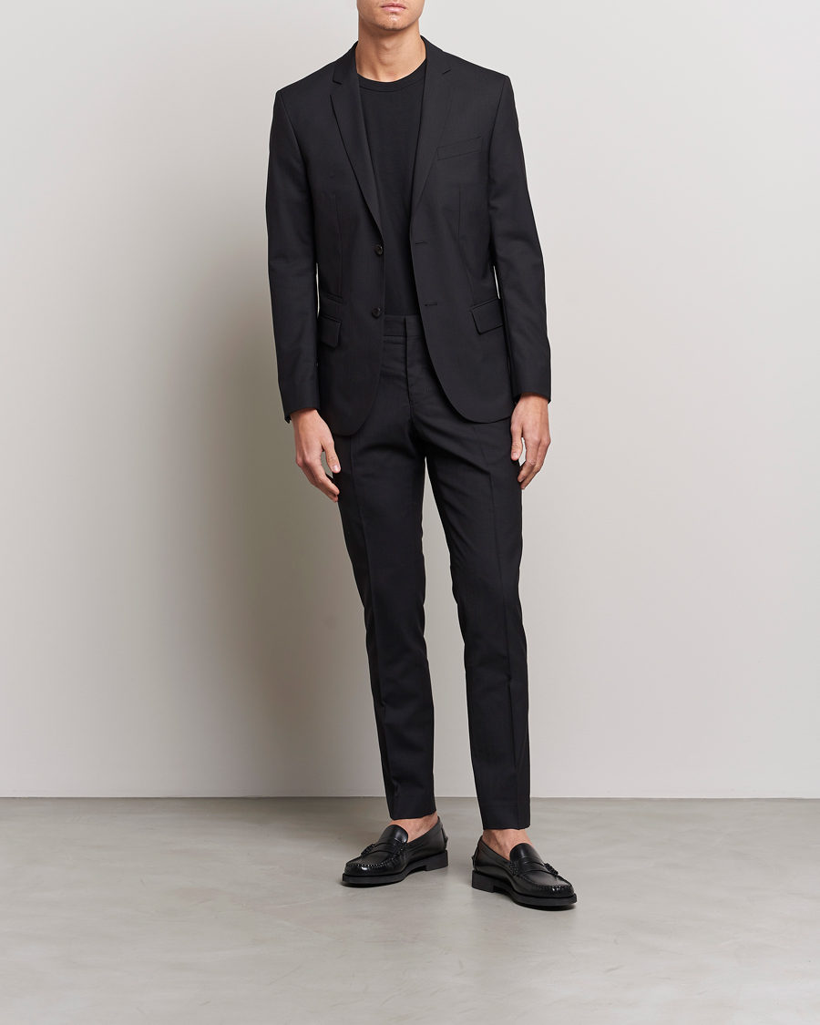Men | Blazers | Filippa K | Rick Cool Wool Suit Jacket Black