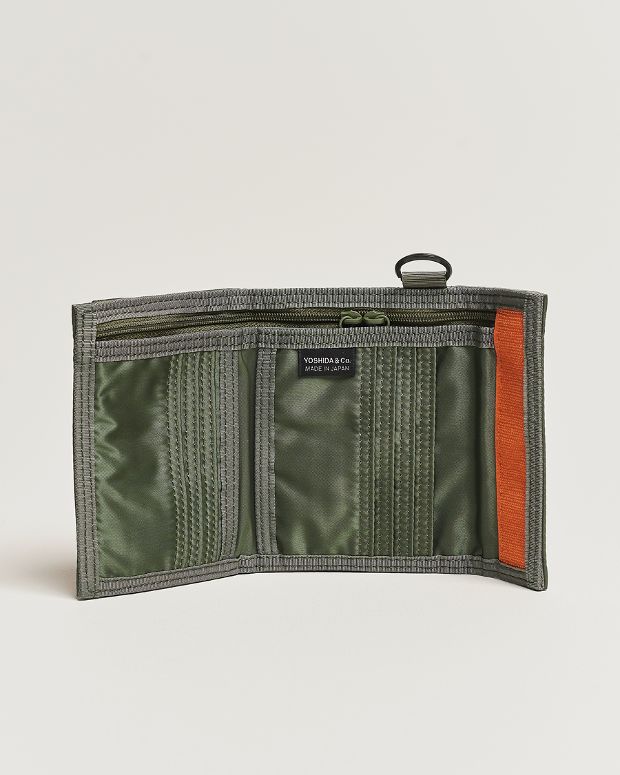 Men | Bi-fold & Zip Wallets | Porter-Yoshida & Co. | Tanker Wallet Sage Green