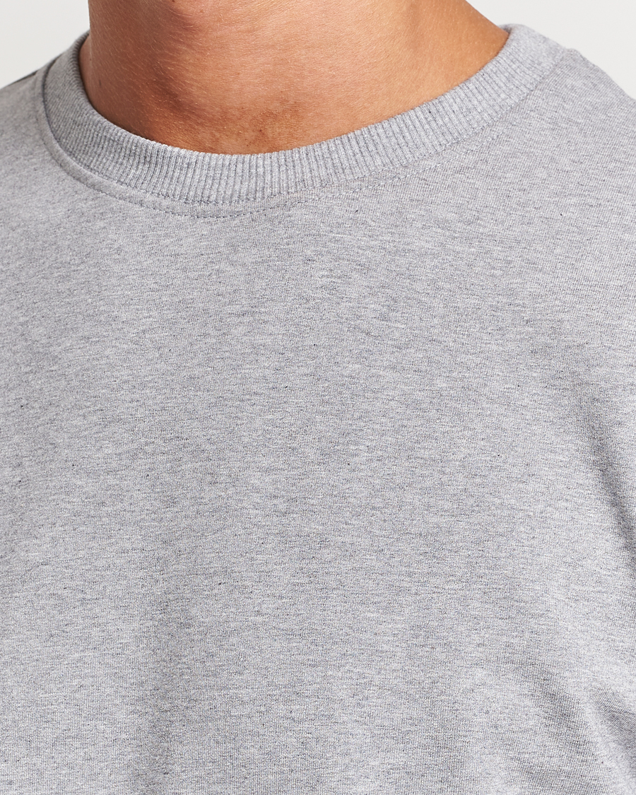 Men | Sweaters & Knitwear | Bread & Boxers | Loungewear Crew Neck Sweatshirt Grey Melange
