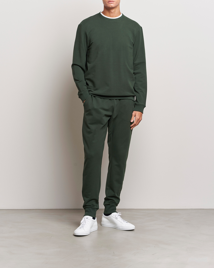 Men | Trousers | Bread & Boxers | Loungewear Pants Forest Green