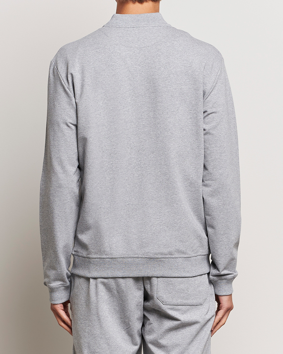 Men | Sweaters & Knitwear | Bread & Boxers | Loungewear Full Zip Sweater Grey Melange