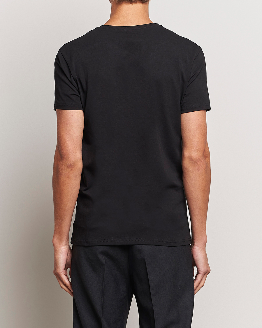 Men | T-Shirts | Bread & Boxers | 2-Pack V-Neck T-Shirt Black