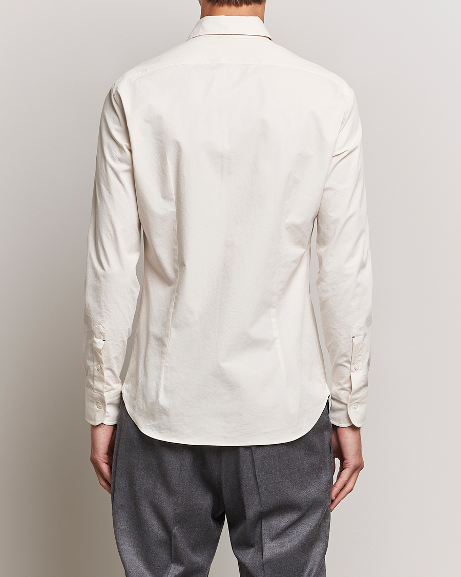 Men | Shirts | Mazzarelli | Soft Twill Cotton Shirt White