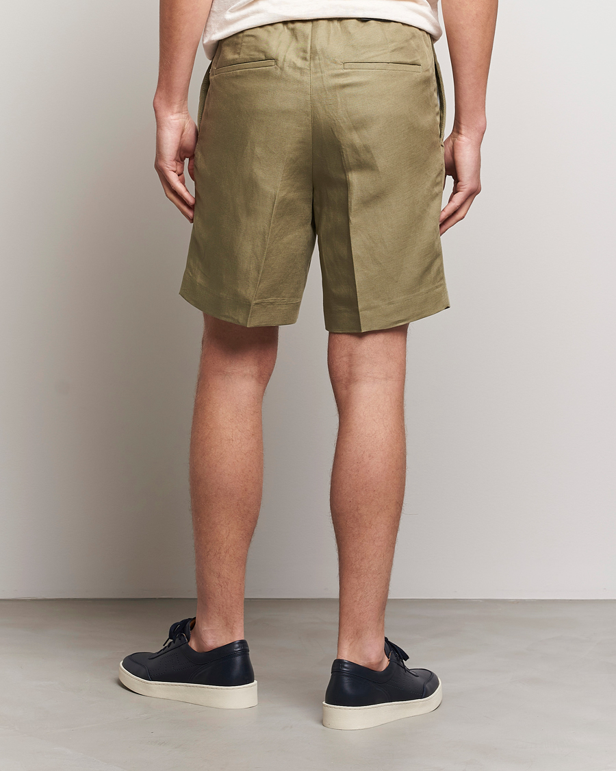 Men | Shorts | J.Lindeberg | Baron Tencel/Linen Shorts Aloe