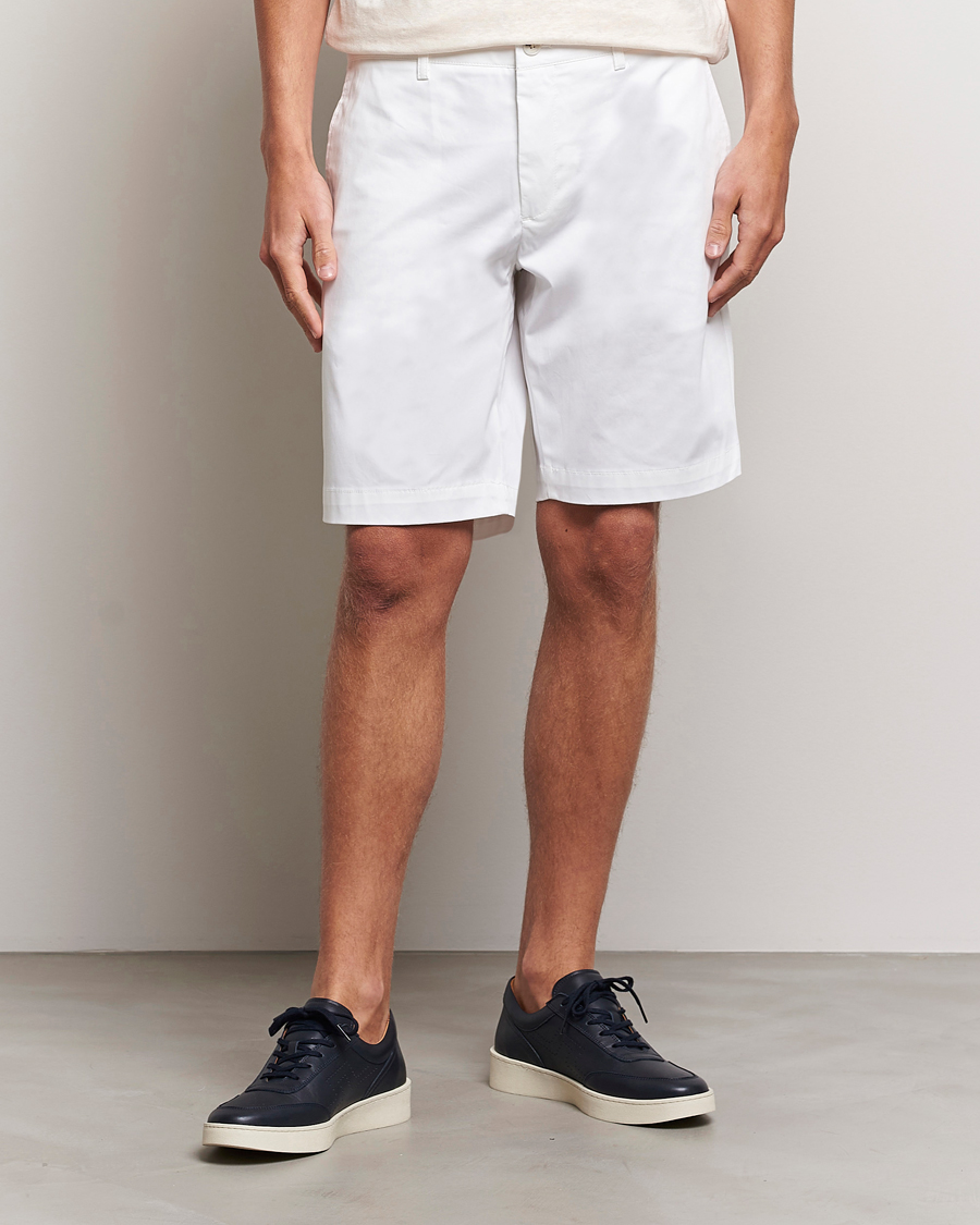 Men | Shorts | J.Lindeberg | Nathan Super Satin Shorts White