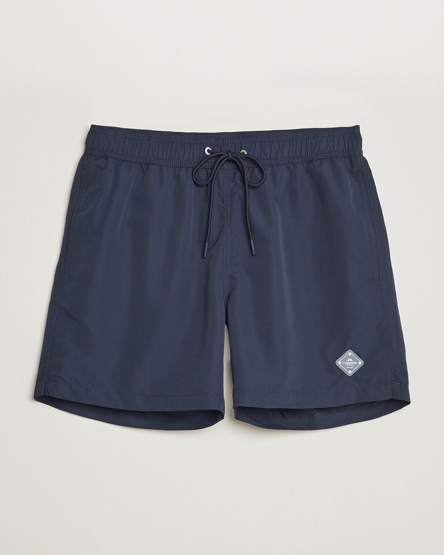 Men | Swimwear | J.Lindeberg | Banks Solid Swimshorts Navy