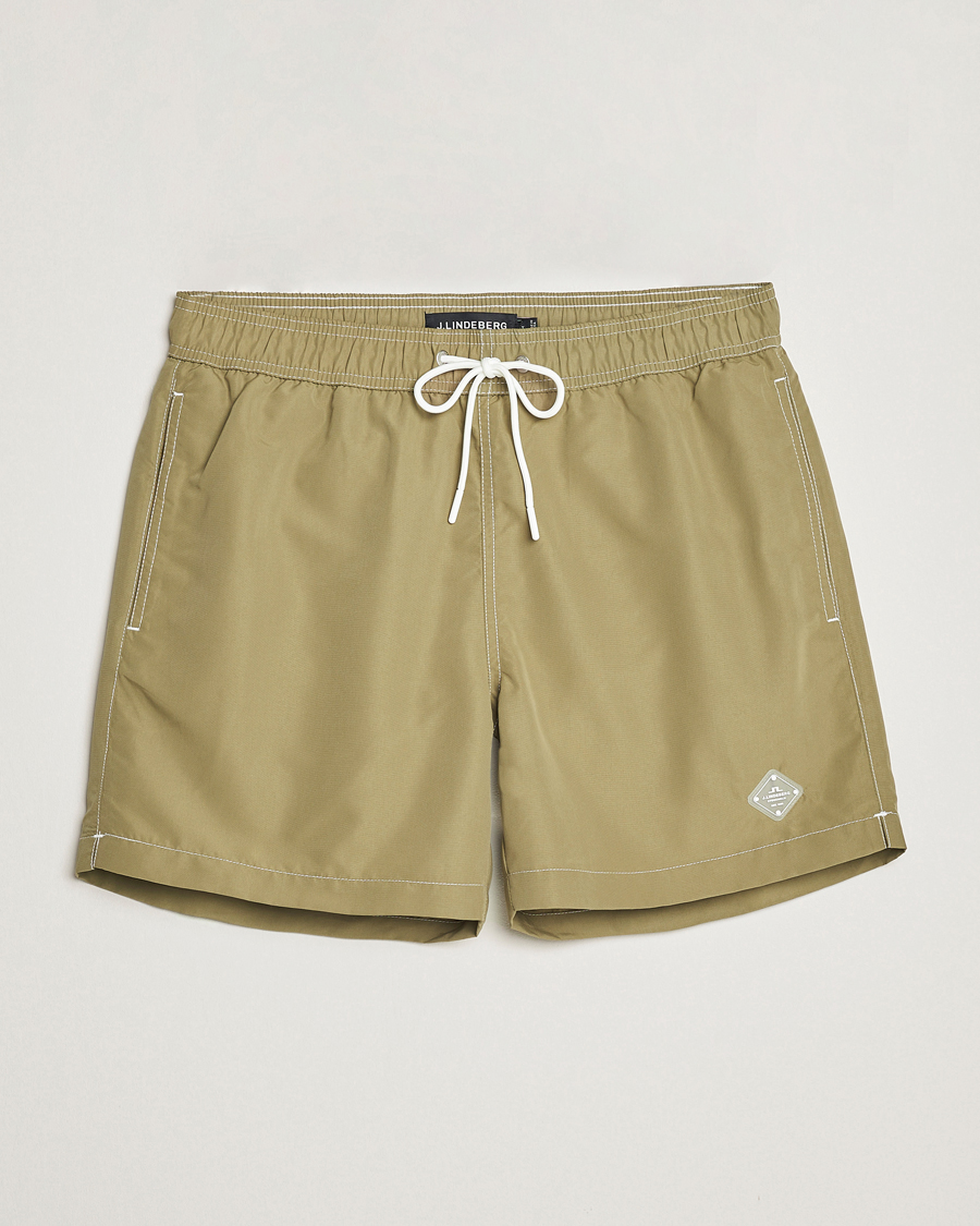 Men | Swimwear | J.Lindeberg | Banks Solid Swimshorts Aloe