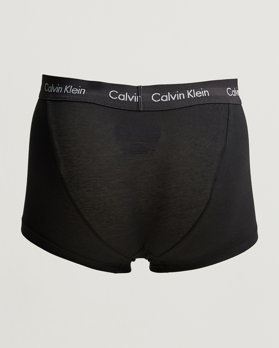 Men |  | Calvin Klein | Cotton Stretch 3-Pack Low Rise Trunk Navy/Blue/Grey