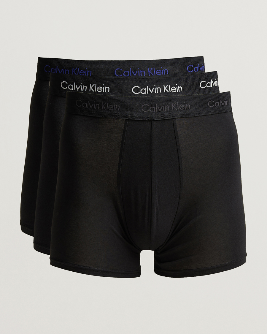 Men | Calvin Klein | Calvin Klein | Cotton Stretch 3-Pack Boxer Brief Black