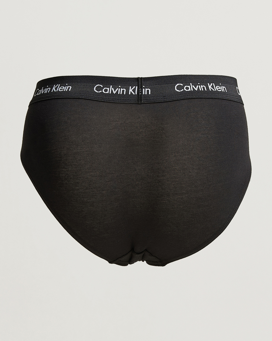 Men |  | Calvin Klein | Cotton Stretch Hip Breif 3-Pack Black/Port Red/Grey