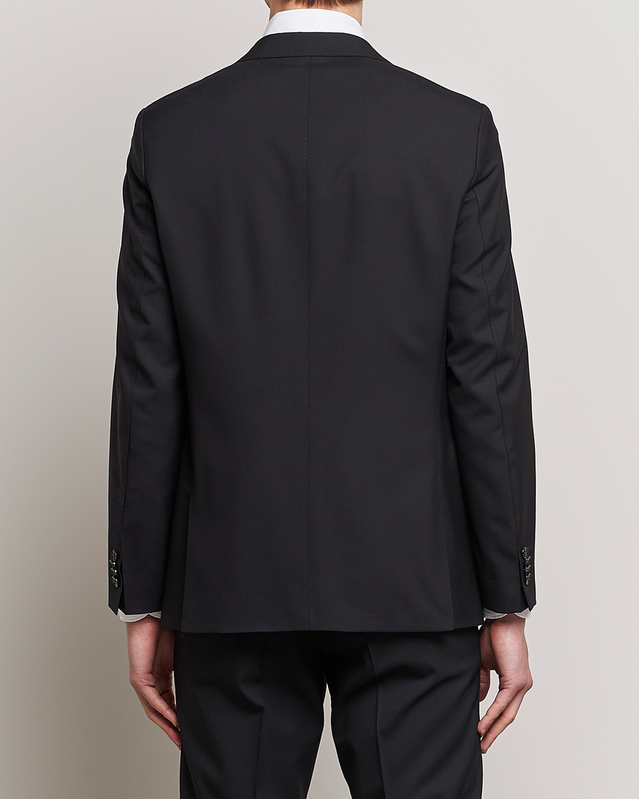 Men | Blazers | Oscar Jacobson | Falk Wool Blazer Black