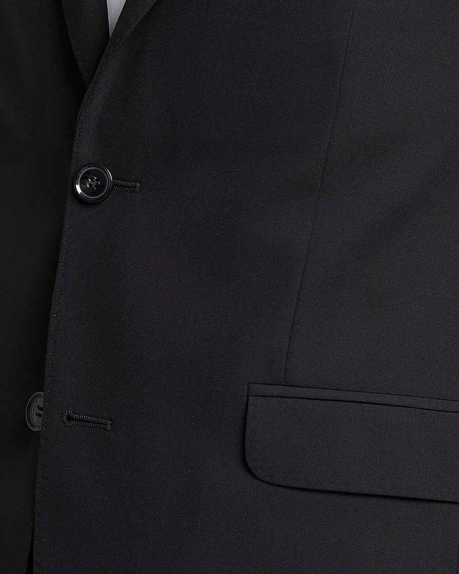 Men | Blazers | Oscar Jacobson | Falk Wool Blazer Black