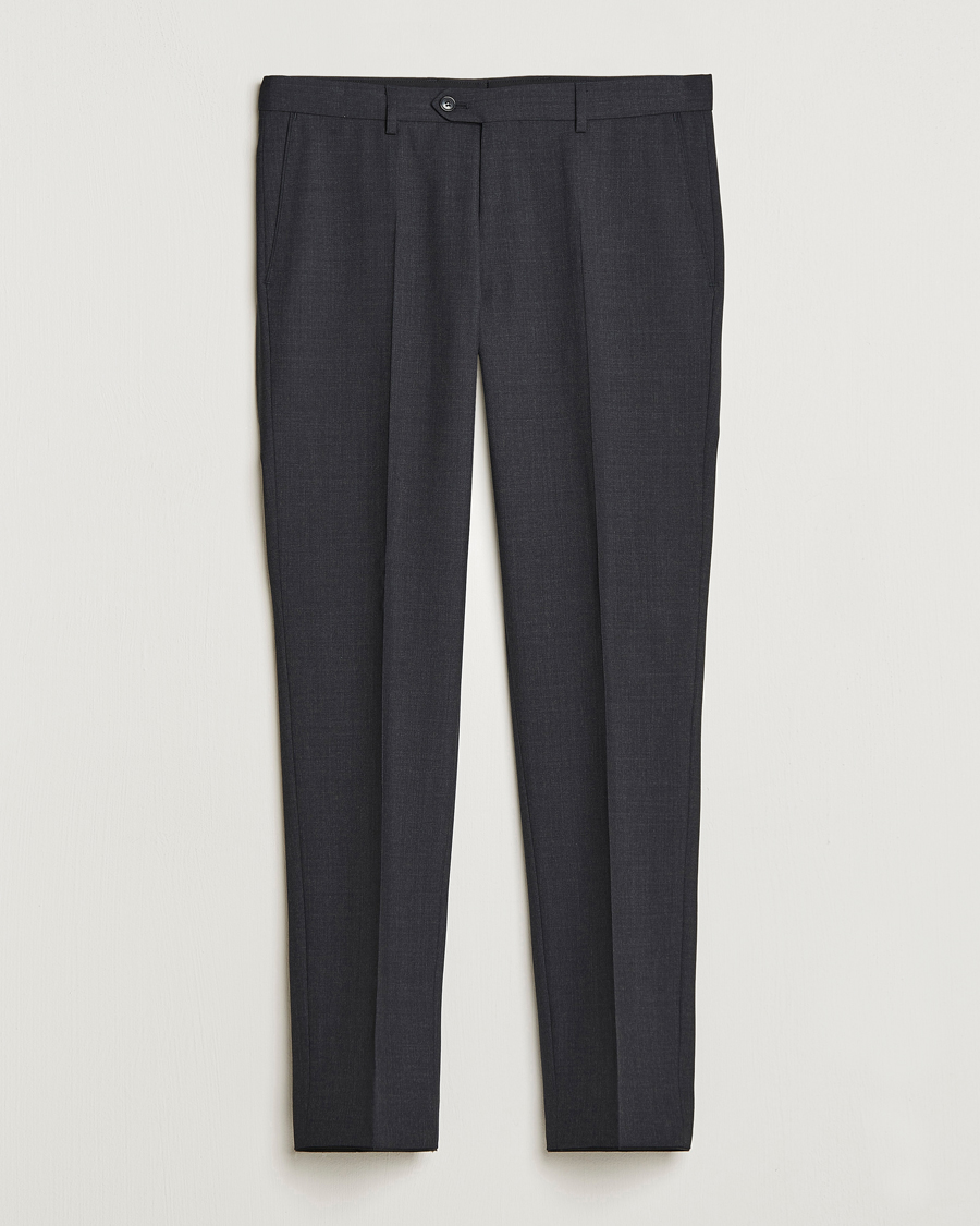 Men | Suit Trousers | Oscar Jacobson | Denz Wool Trousers Grey