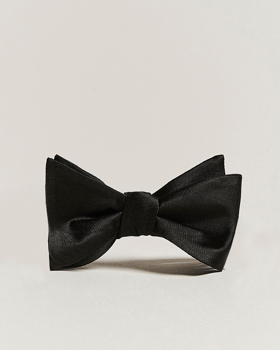 Men | Bow Ties | Oscar Jacobson | Bow Tie, Self Tie Black