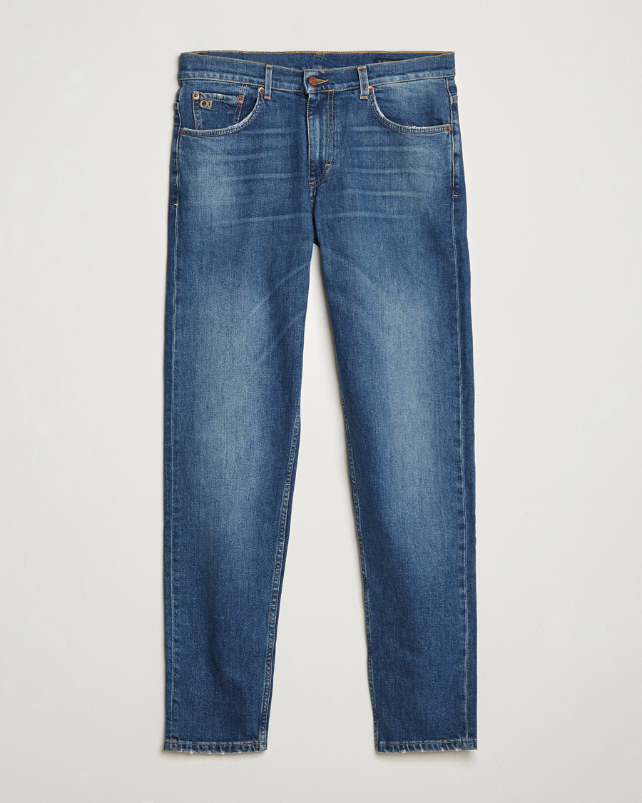 Men |  | Oscar Jacobson | Karl Cotton Stretch Jeans Vintage Wash