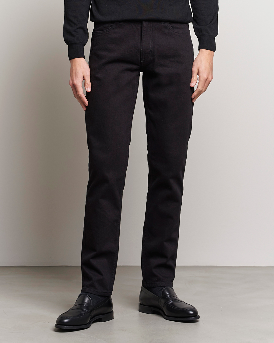 Men |  | Oscar Jacobson | Albert Cotton Stretch Jeans Black