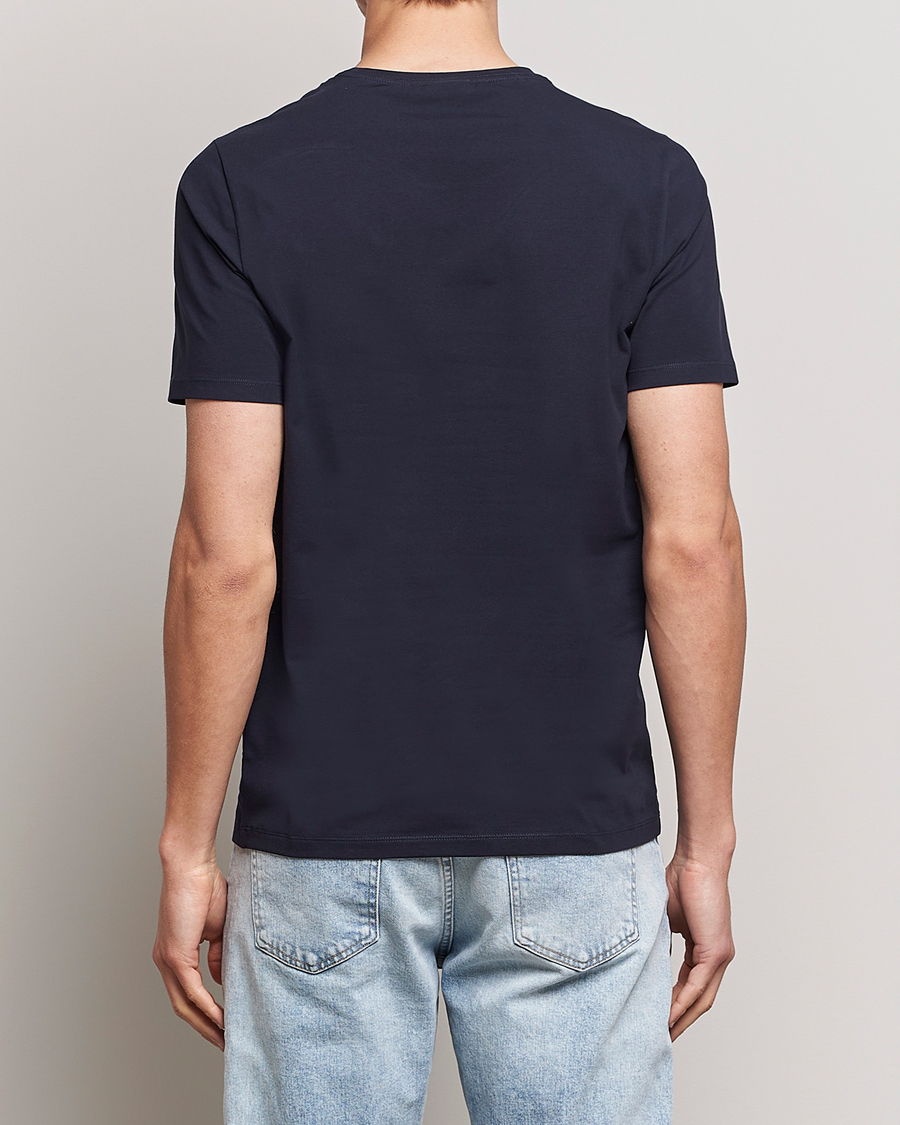 Men | T-Shirts | Oscar Jacobson | Kyran Cotton T-shirt S-S Navy