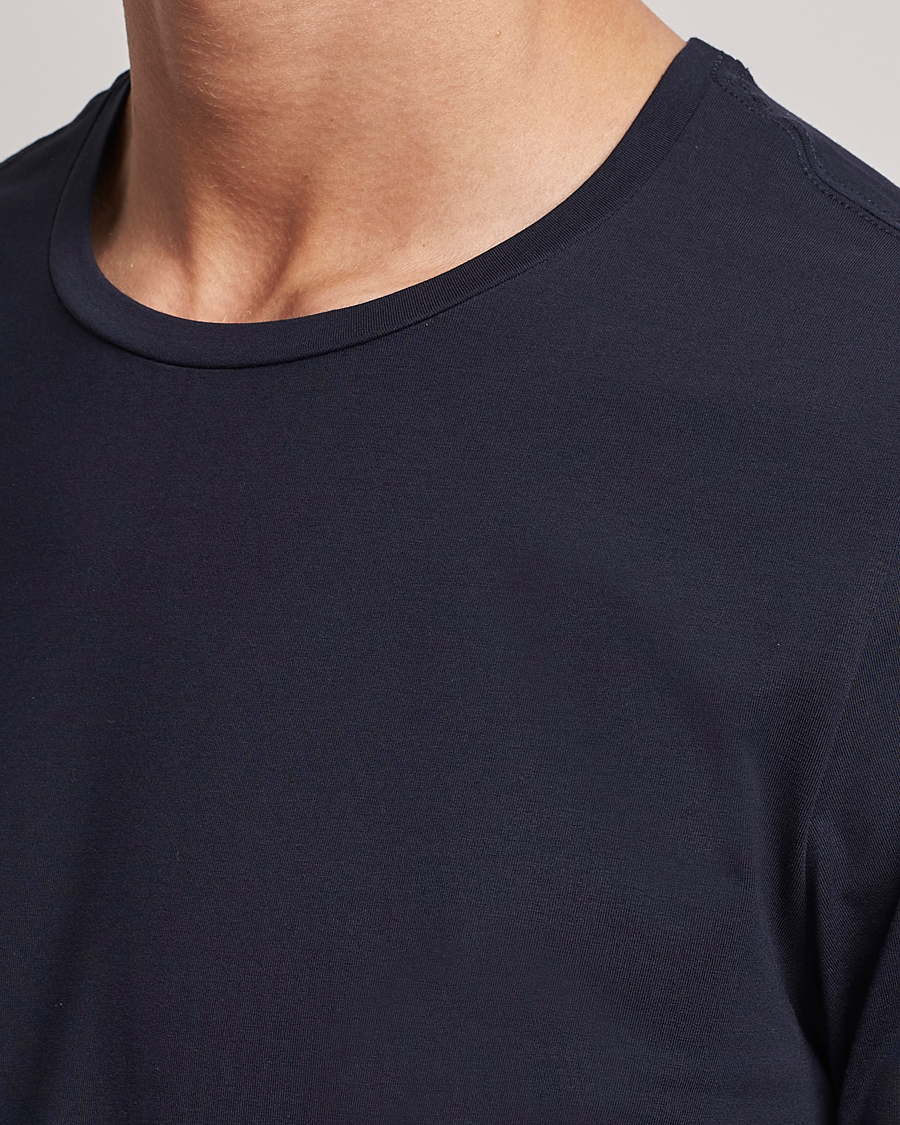 Men | T-Shirts | Oscar Jacobson | Kyran Cotton T-shirt S-S Navy